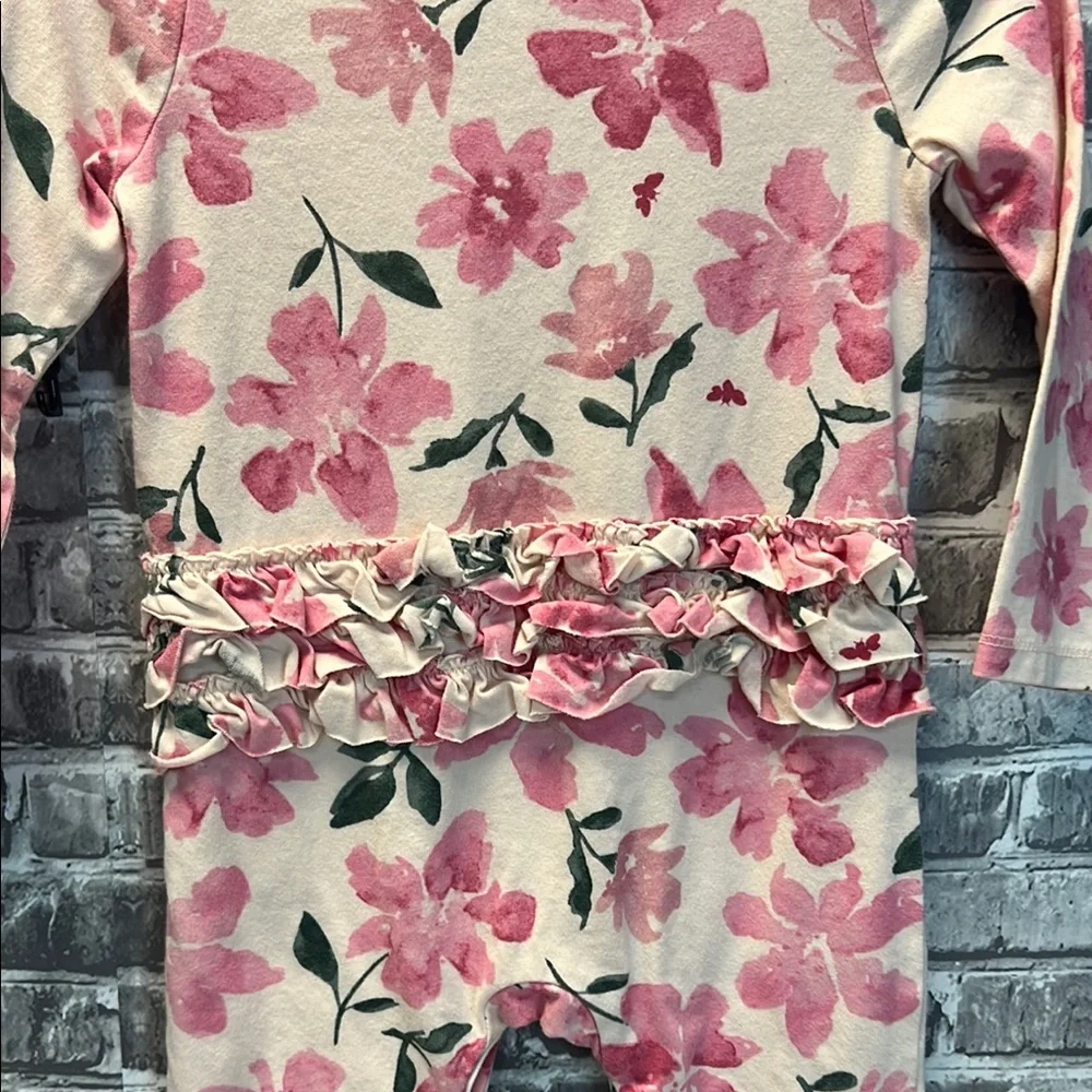 Burt's Bees Pink‎ girl's romper